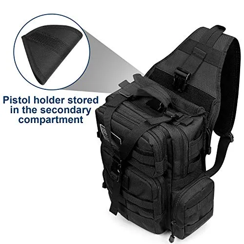 G4Free Tactical EDC Sling Bag Backpack with Pistol Holster sold by G4free product image thumbnail 4