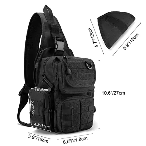 G4Free Tactical EDC Sling Bag Pack with Pistol Holster sold by G4free product image thumbnail 4