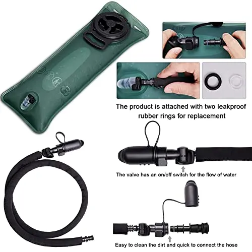 G4Free Military Tactical Hydration Backpack with 3L Upgraded Bladder sold by G4free product image thumbnail 5