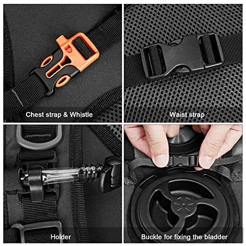 G4Free Military Tactical Hydration Backpack with 3L Upgraded Bladder sold by G4free product image thumbnail 4