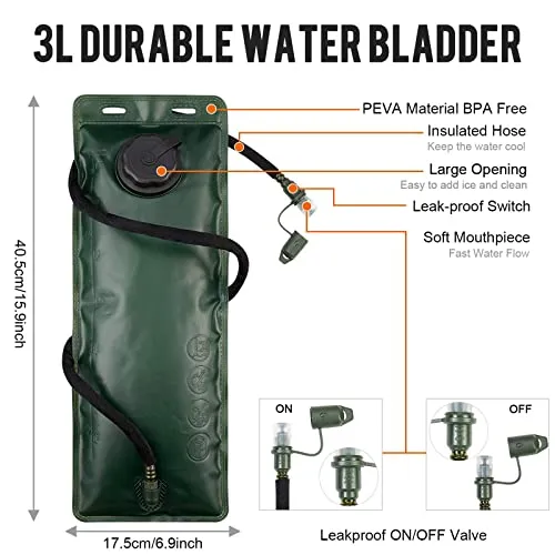 G4Free Hydration Pack With 3L Bladder sold by G4free product image thumbnail 4