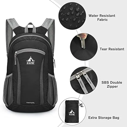 G4Free Hiking Daypack Water Resistant Lightweight Packable Backpack sold by G4free product image thumbnail 4