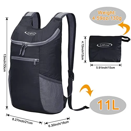 G4Free 11L Lightweight Hiking Backpack for Men And Women sold by G4free product image thumbnail 2
