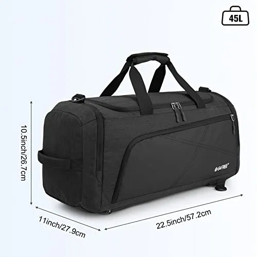 G4Free 45L 3-Way Duffle Backpack with Wet Pocket & Shoes Compartment sold by G4free product image thumbnail 3