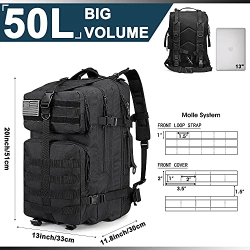 G4Free 50L Military Style Tactical Backpack sold by G4free product image thumbnail 4