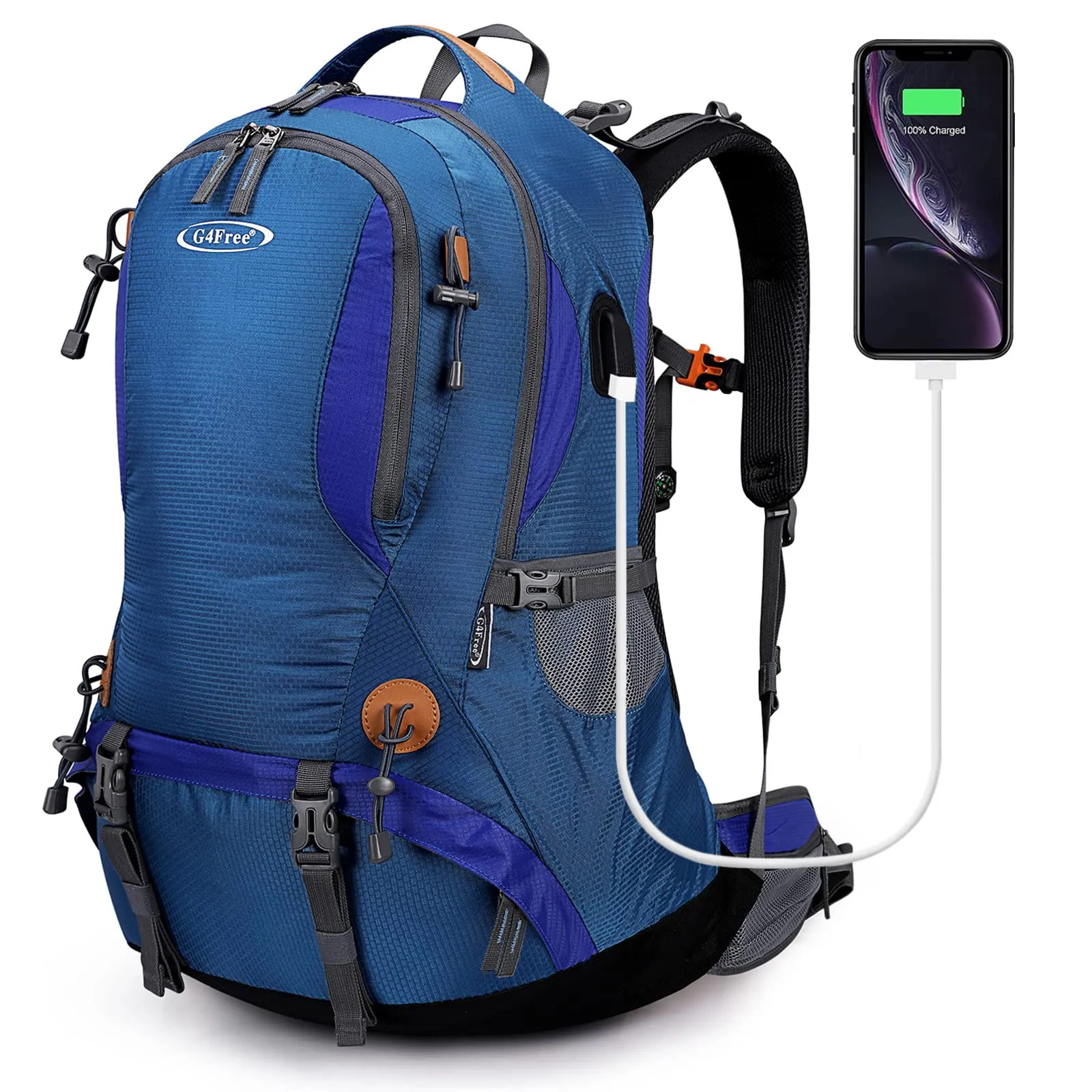 G4Free 50L Hiking Backpack with Rain Cover for Men Women sold by G4free product image thumbnail 3