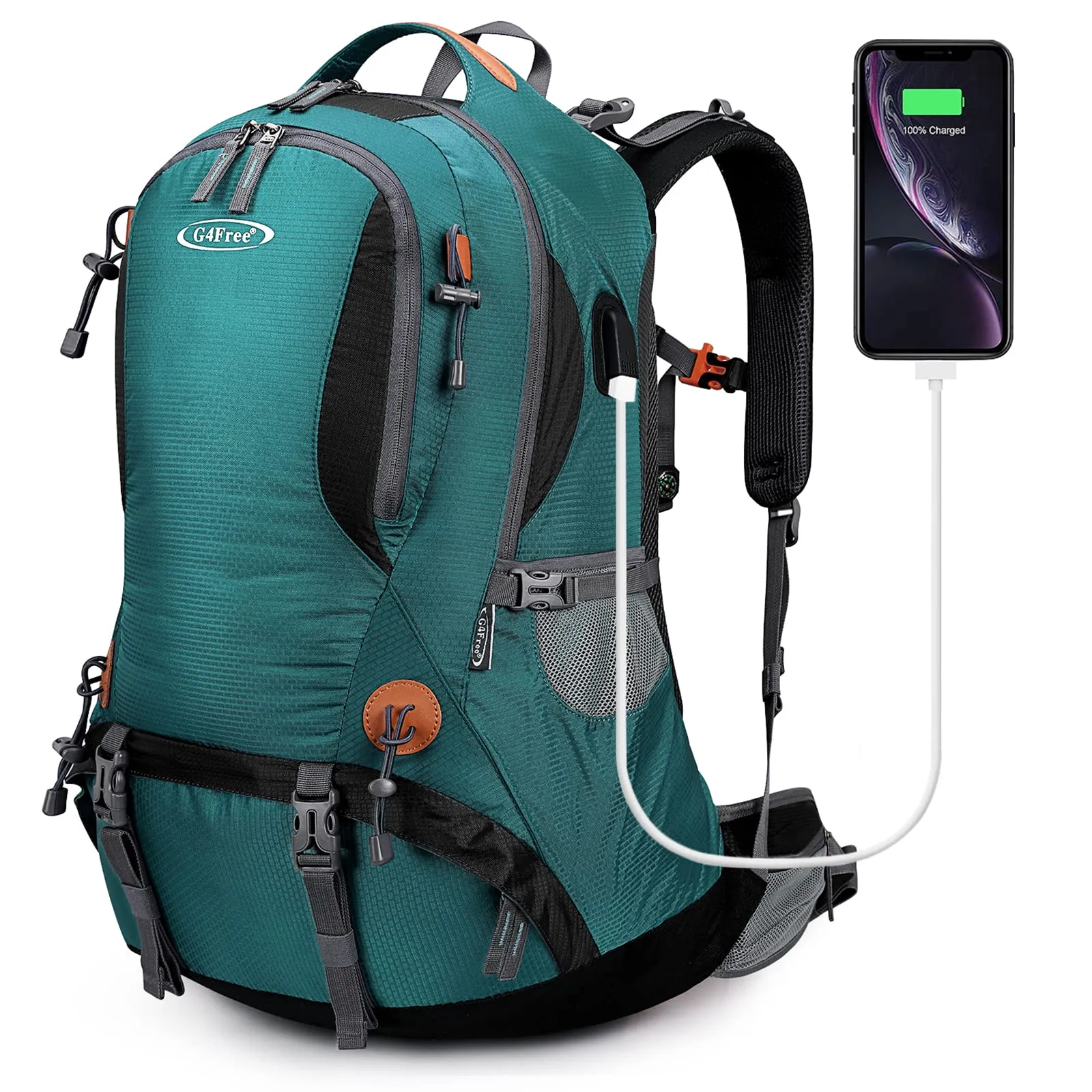 G4Free 50L Hiking Backpack with Rain Cover for Men Women sold by G4free product image thumbnail 2