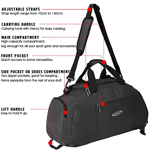 G4Free 40L 3-Way Duffle Bag Backpack Gym Bag sold by G4free product image thumbnail 5