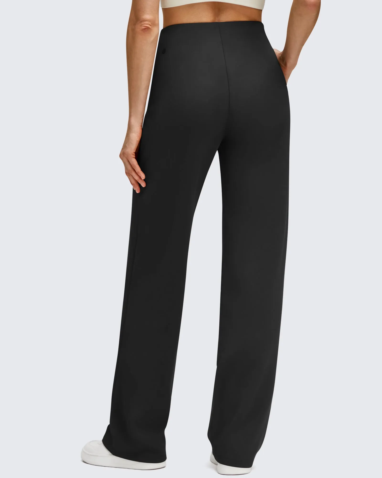 Business Front Pleats Wide Leg Fleece Lined Pants sold by G4free product image thumbnail 4