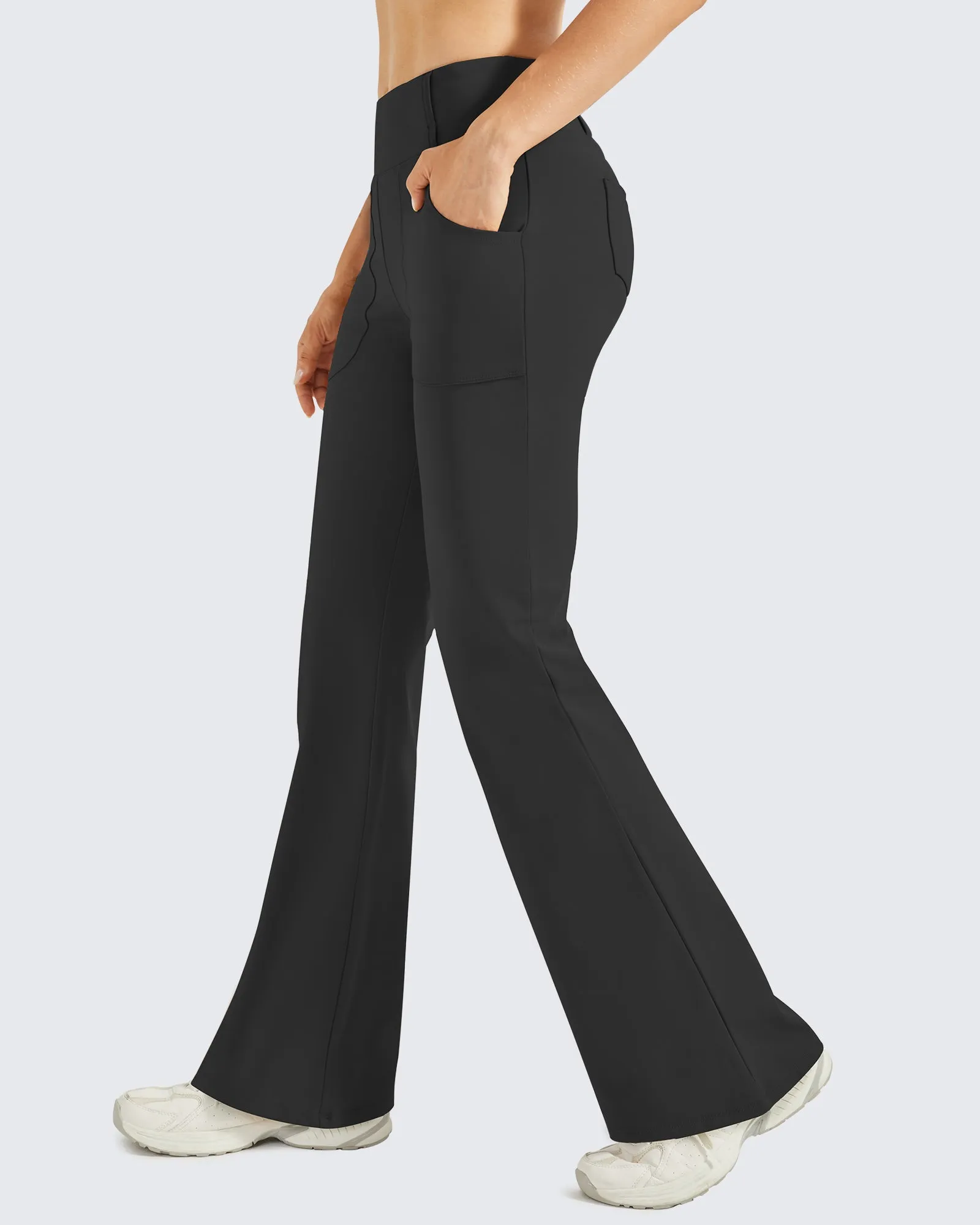 Fleece-Lined High-Waist Work Flare Pants – Limited Offer sold by G4free product image thumbnail 2