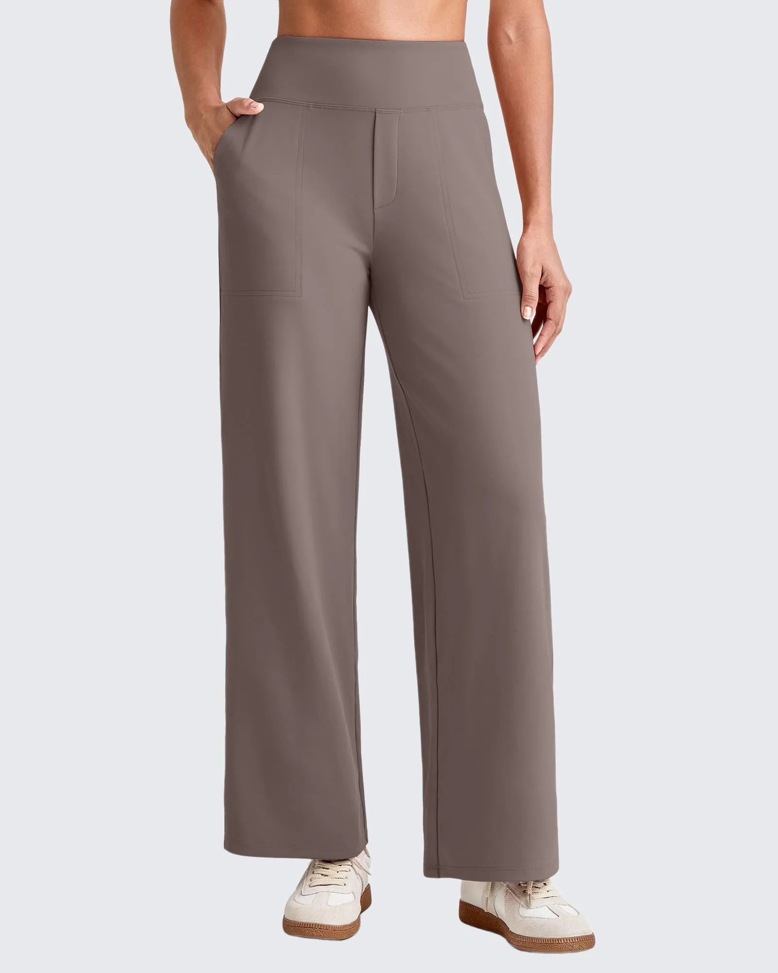 EverGoing High Waist Stretch Dressy Cropped Pants - Limited Offer sold by G4free product image thumbnail 3