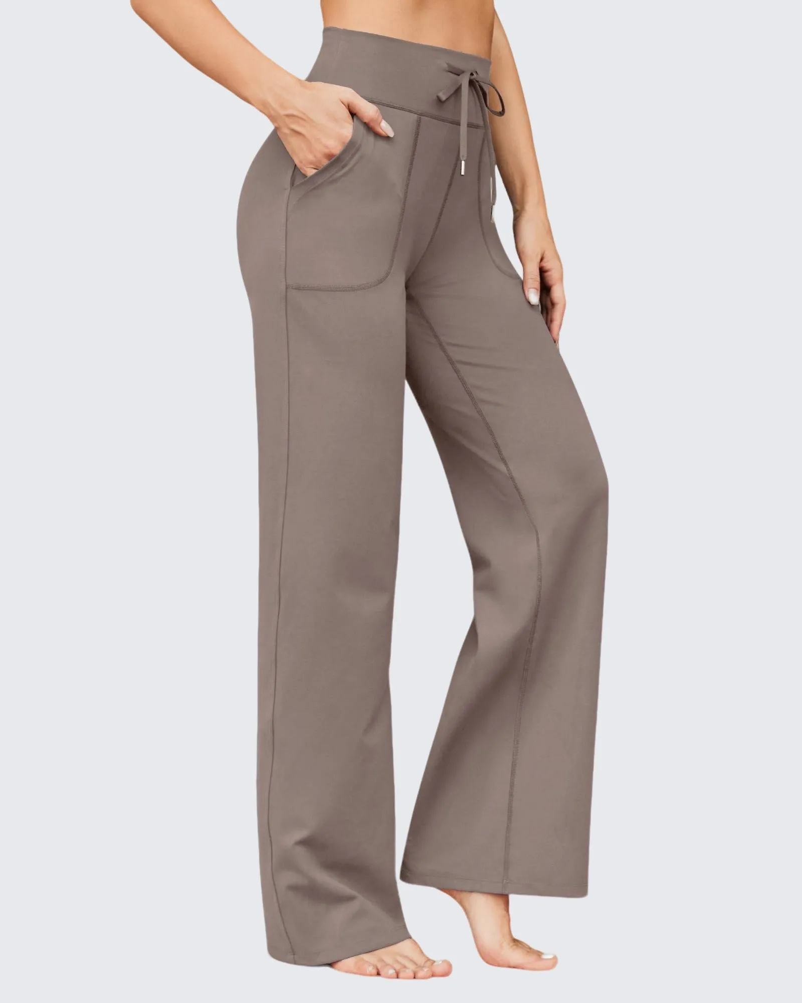 EverGoing Business Casual High-Waist Wide Leg Pants - Limited Offer sold by G4free product image thumbnail 5