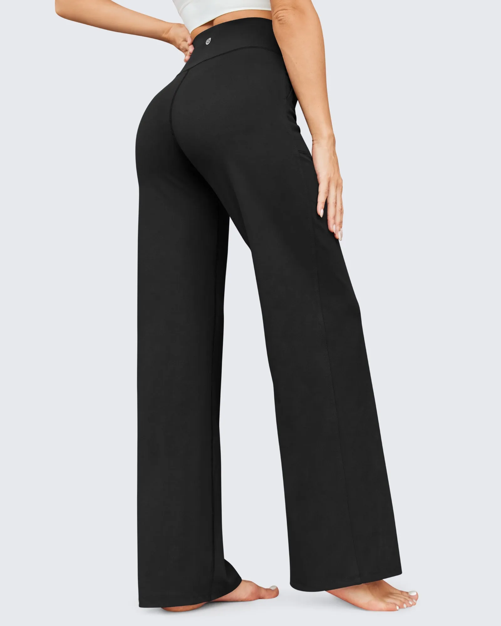 EverGoing Business Casual High-Waist Wide Leg Pants - Limited Offer sold by G4free product image thumbnail 2