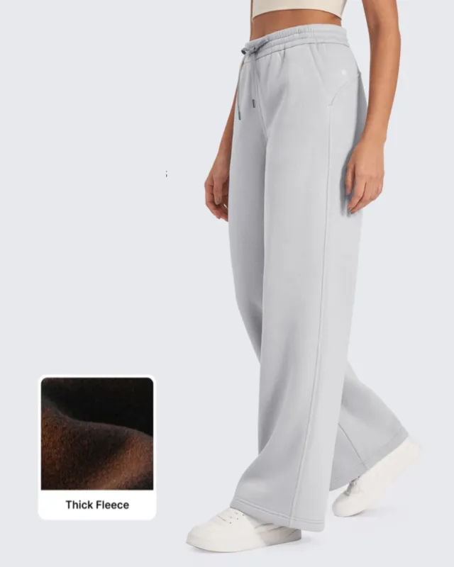 Flurrylux Fleece Lined Drawstring High-Waist Pants – Limited Offer sold by G4free
