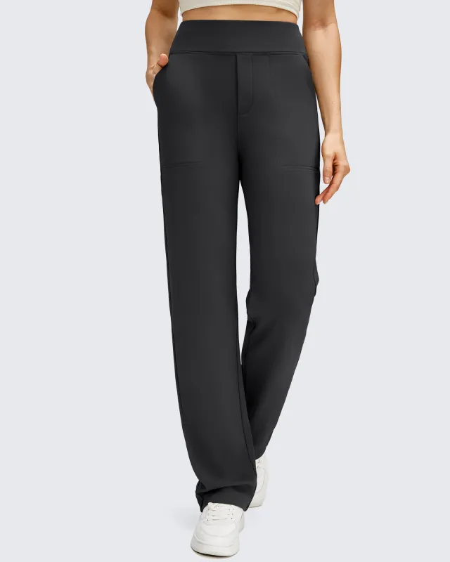 Fleece Lined Straight Leg Winter Thermal Work Trousers sold by G4free