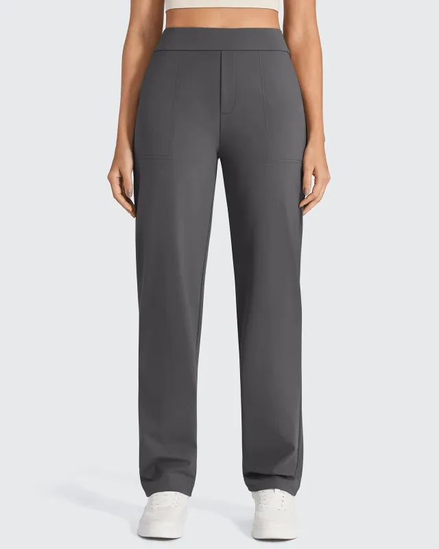 ShiftReady Straight Leg Yoga Work Pants 28'' made by G4free
