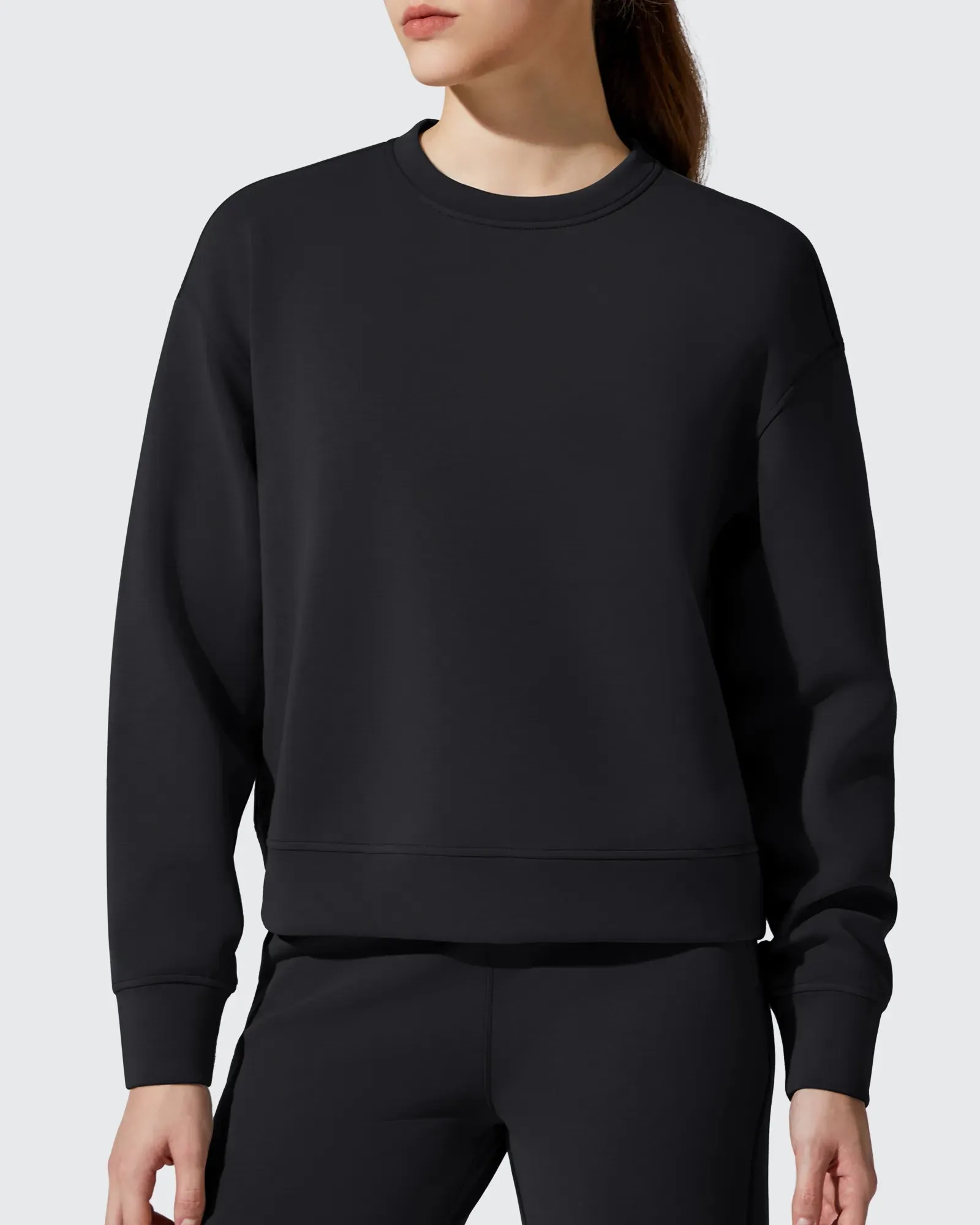 Smoofit Fleece Crewneck Pullover Long Sleeve Hoodies sold by G4free product image thumbnail 2