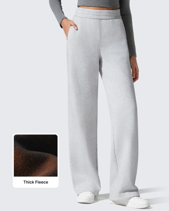 Flurrylux Elastic Waist Cotton Fleece Lined Sweatpants sold by G4free