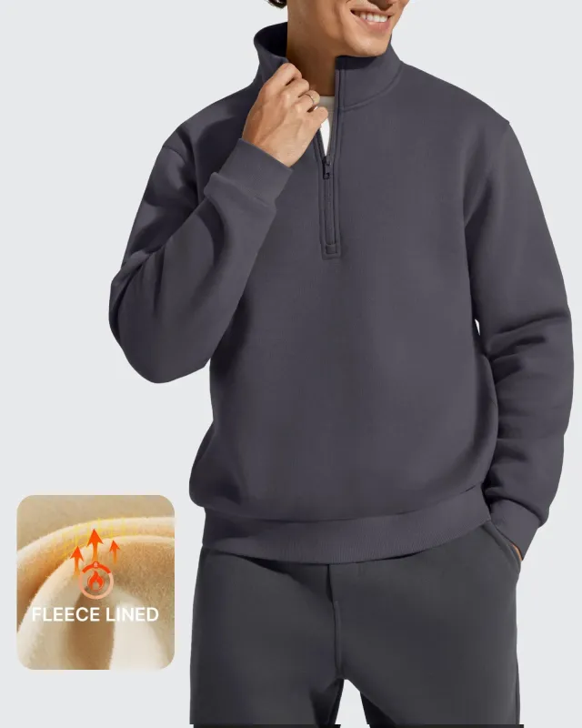 Flurrylux Men's Fleece Lined Half Zip Pullover Hoodies sold by G4free