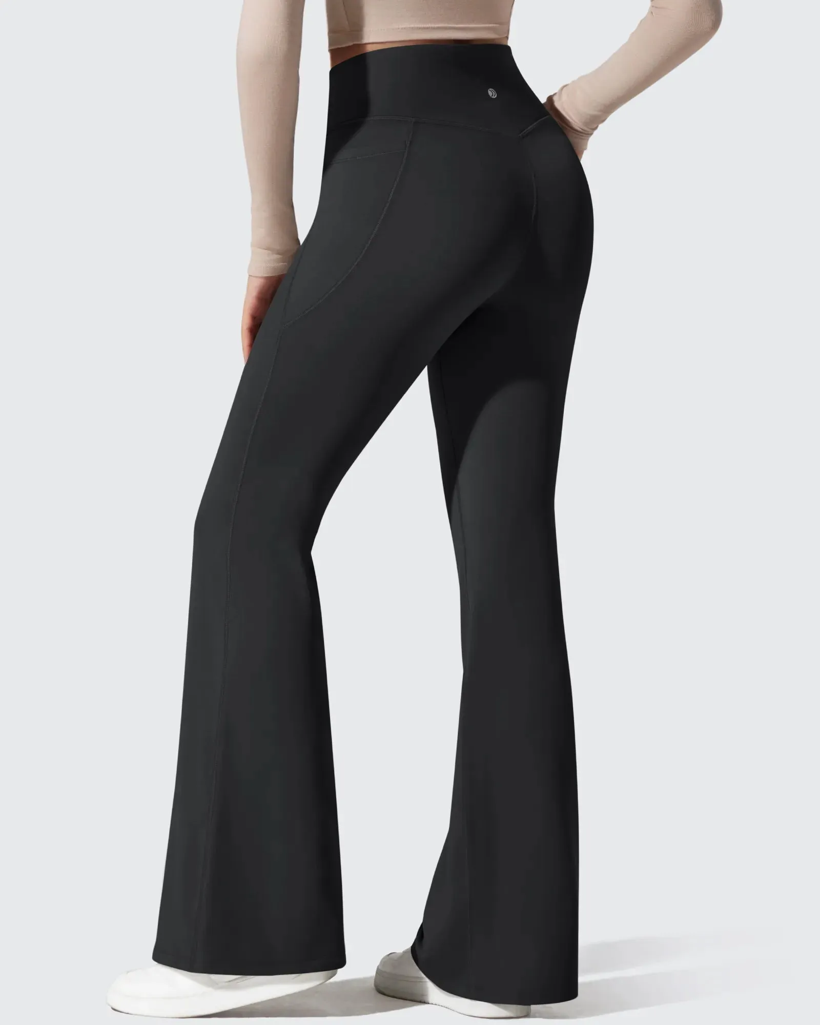 Barefeel Fleece Lined High Waist Flare Yoga Leggings sold by G4free product image thumbnail 2