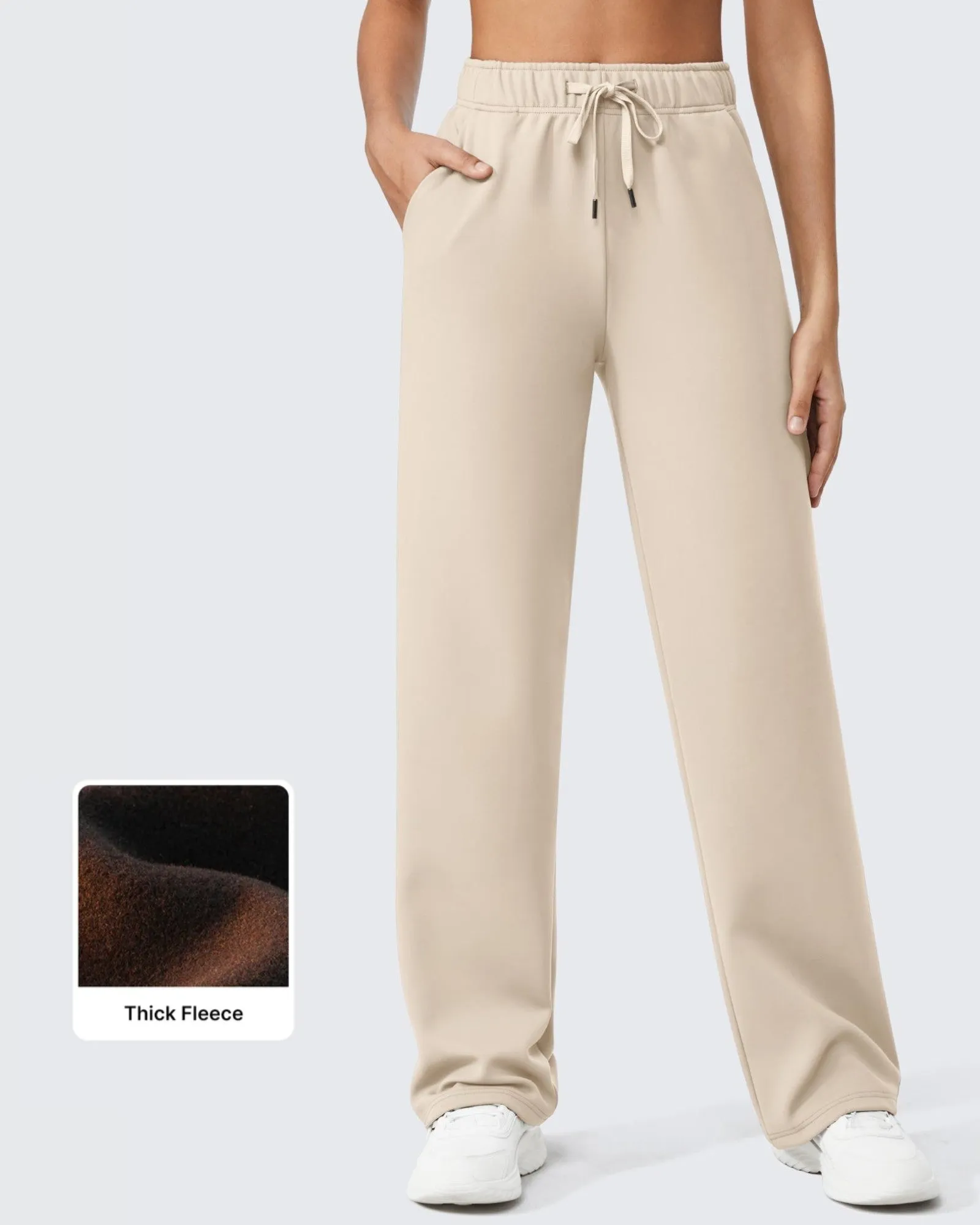 EverGoing Loose Fleece Lined Drawstring Casual Pants Regular sold by G4free