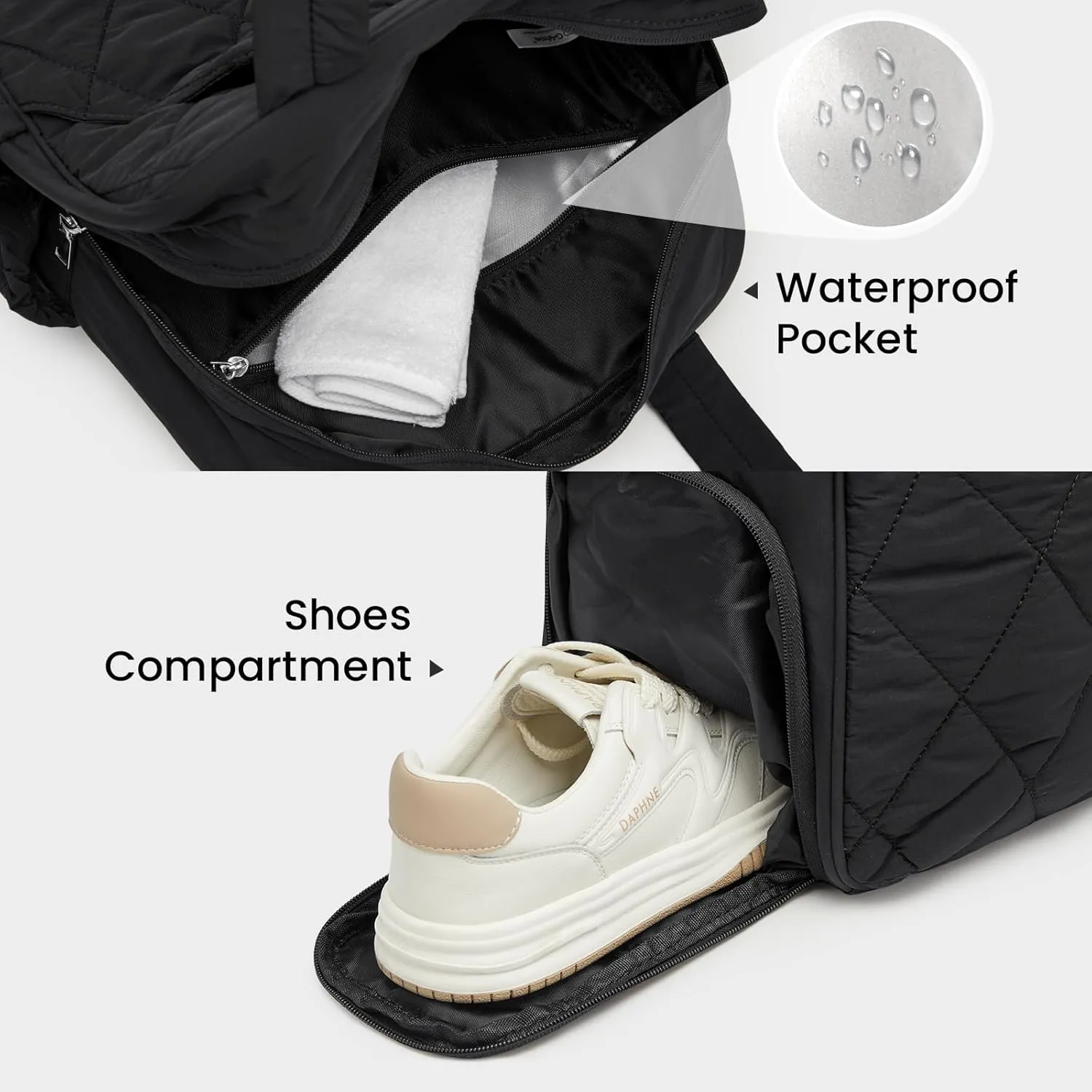 G4Free Pickleball Bag, Pickleball Backpack, Tote with Shoe Compartment and Waterproof Pocket sold by G4free product image thumbnail 2