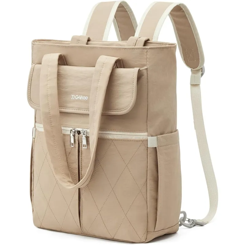 G4Free 2 in 1 Tote Backpack Fits 15" Laptop, Women Bag Daypack sold by G4free