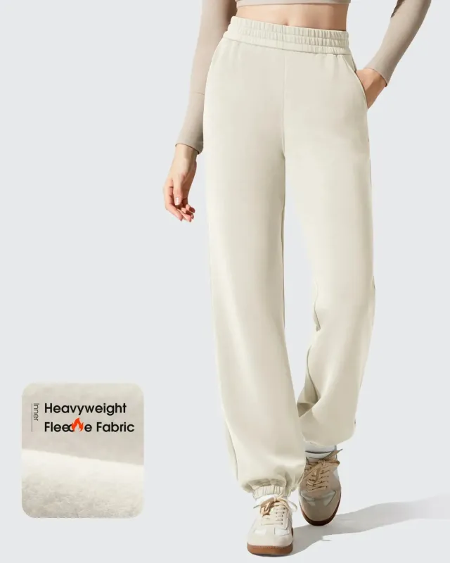 Smoofit Fleece Lined High Waist Joggers Sweatpants sold by G4free