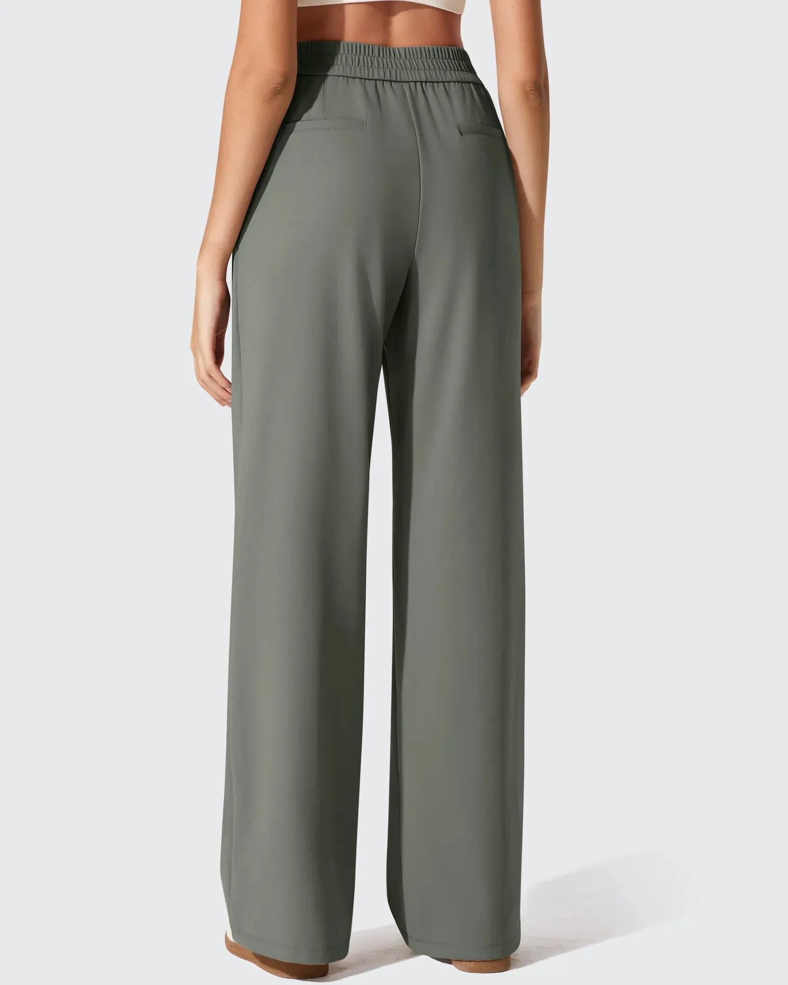 ShiftReady Two Front Pleated Wide Leg Dress Pants sold by G4free product image thumbnail 5