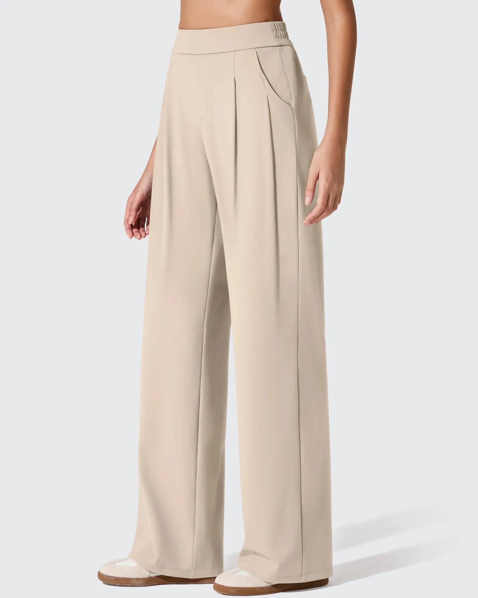 ShiftReady Two Front Pleated Wide Leg Dress Pants sold by G4free product image thumbnail 4