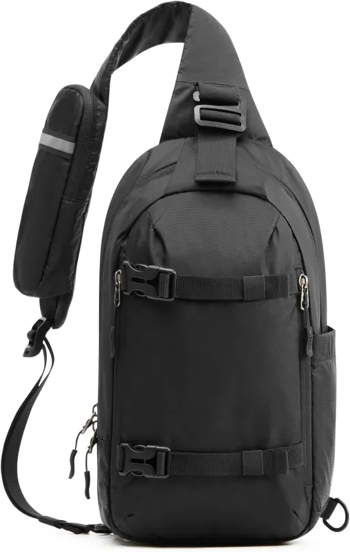 G4Free Recycled Sling Bag for Men Travel Anti-Theft Crossbody with RFID Blocking sold by G4free