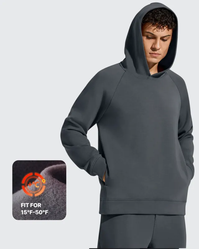 Smoofit Men's Fleece-Lined Pockets Hoodies Pullover Sweatshirts sold by G4free