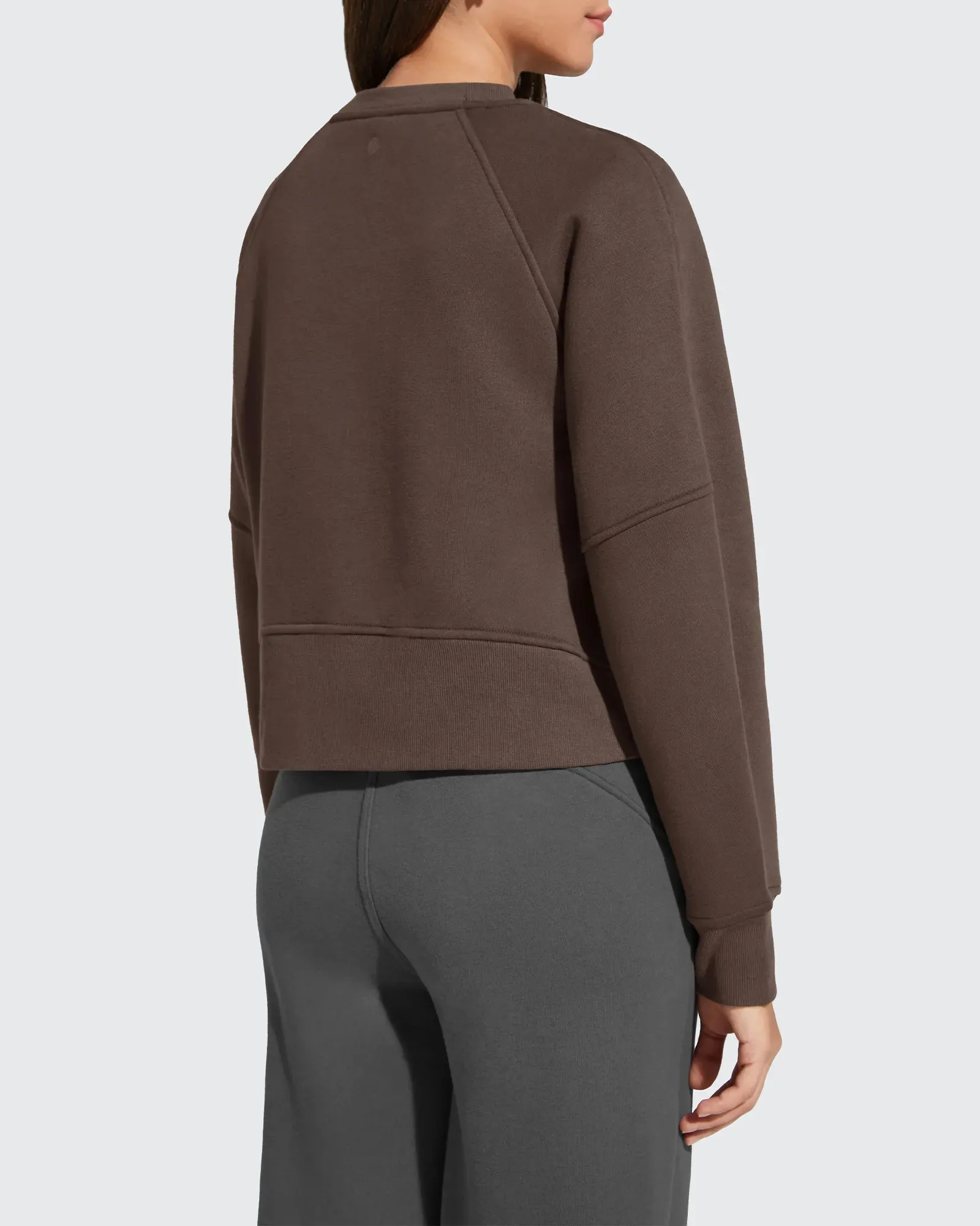 Flurrylux Cropped Crewneck Fleece Lined Pullover Sweatshirts sold by G4free product image thumbnail 2