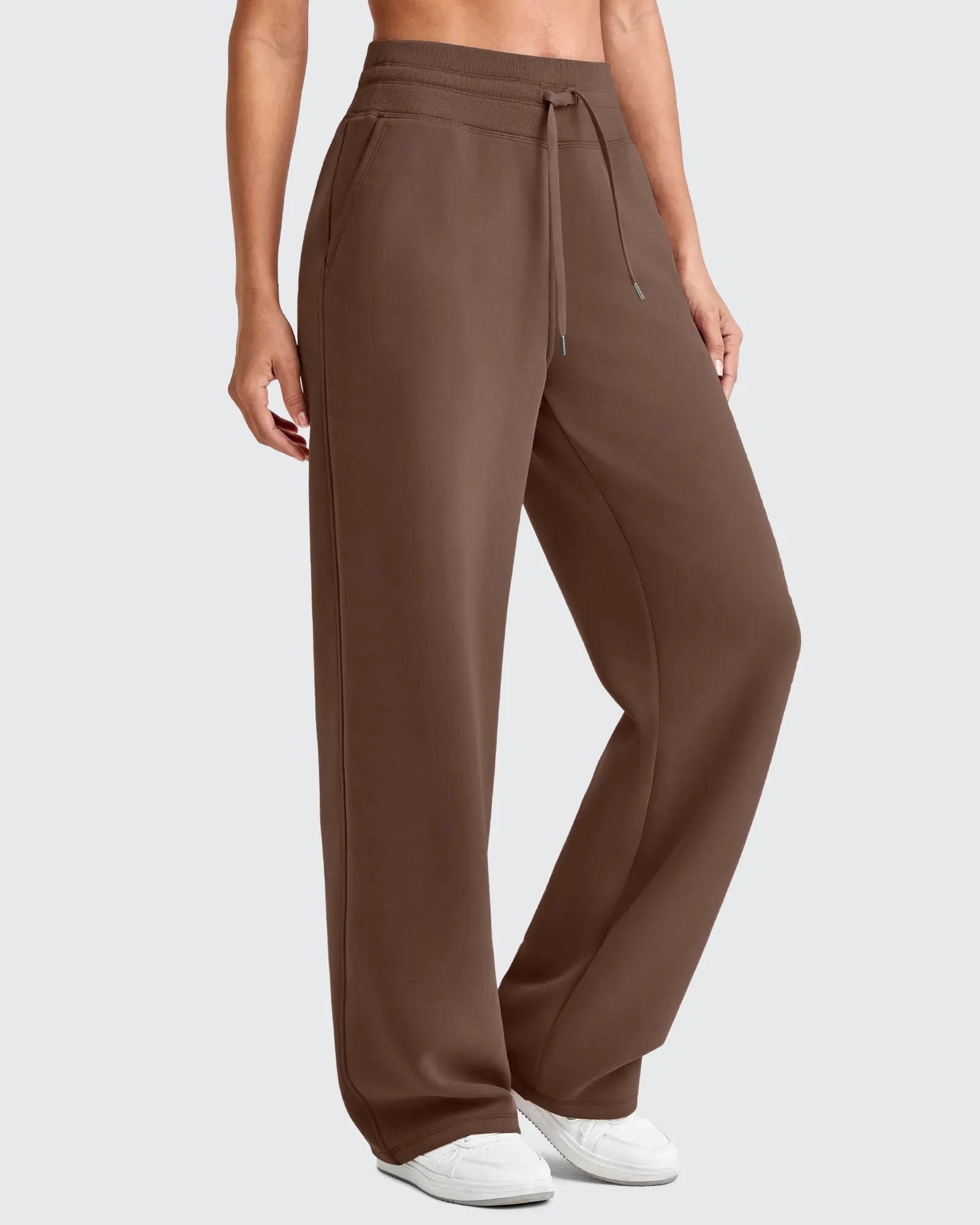 Smoofit Elastic Waistband Drawstring Wide Leg Sweatpants sold by G4free product image thumbnail 4