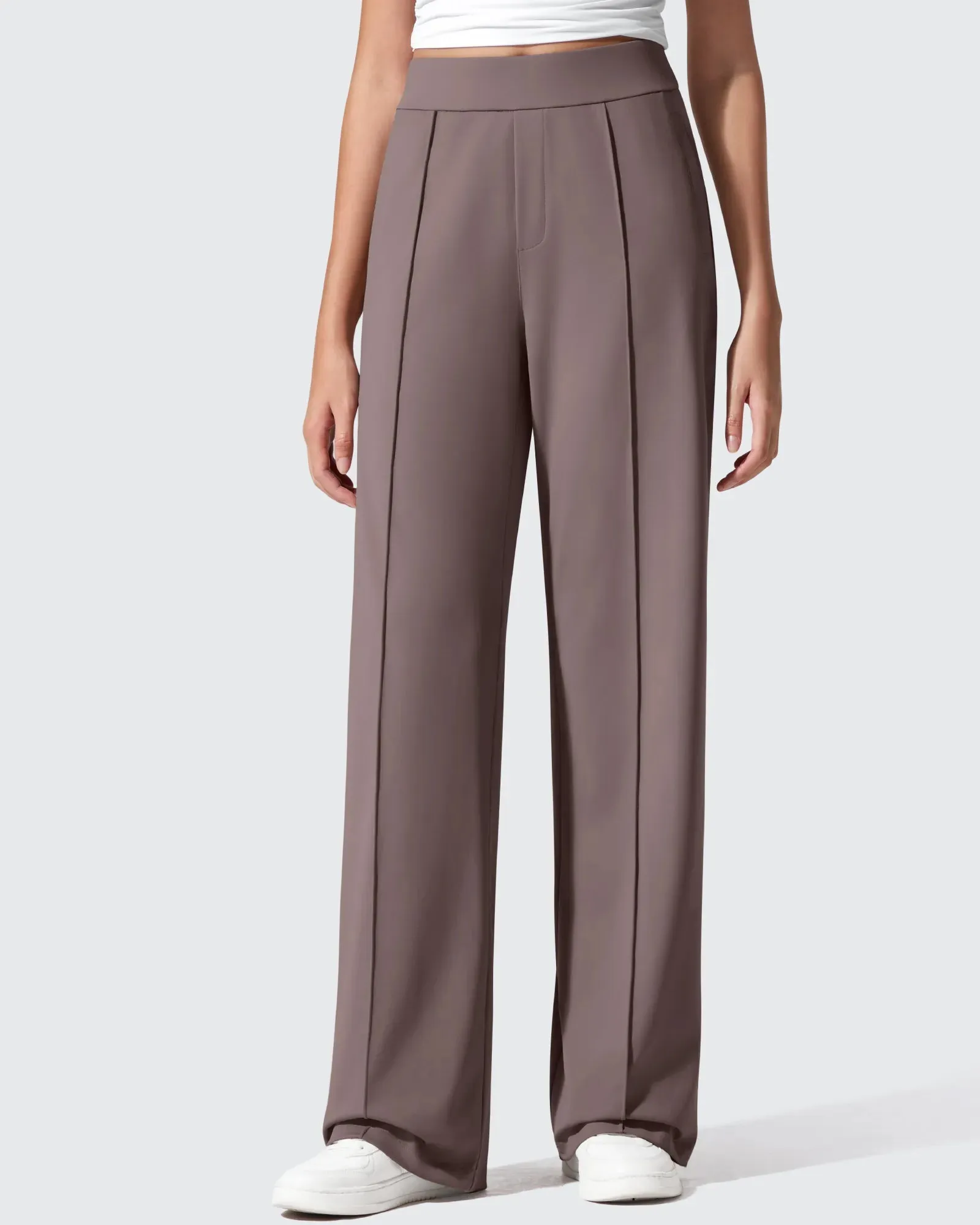 ShiftReady Pockets Elastic Band Wide Leg Work Pants sold by G4free product image thumbnail 5