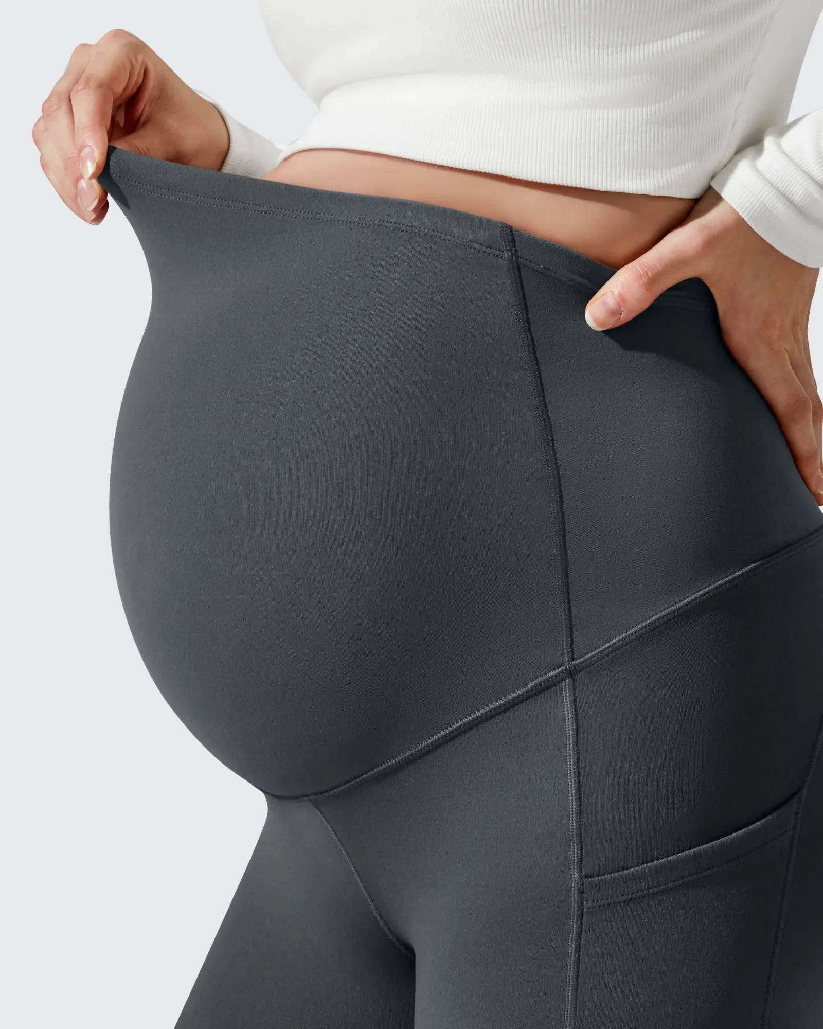 Barefeel Fleece Lined Maternity Leggings sold by G4free product image thumbnail 3