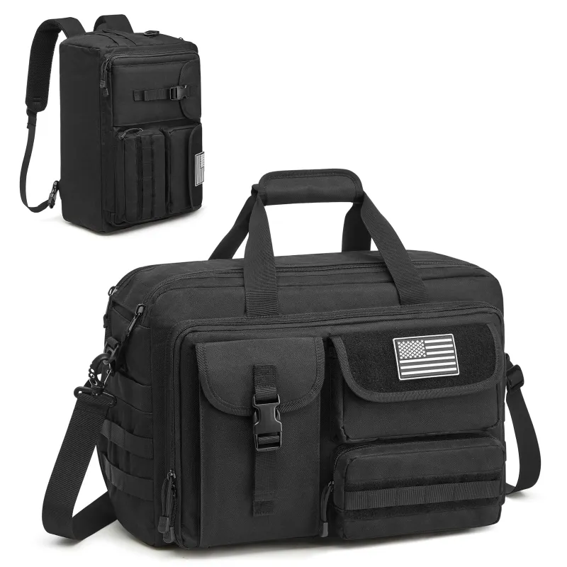 G4Free 17.3 Inch Laptop for Men, 3-in-1 Large Tactical Shoulder Bag made by G4free