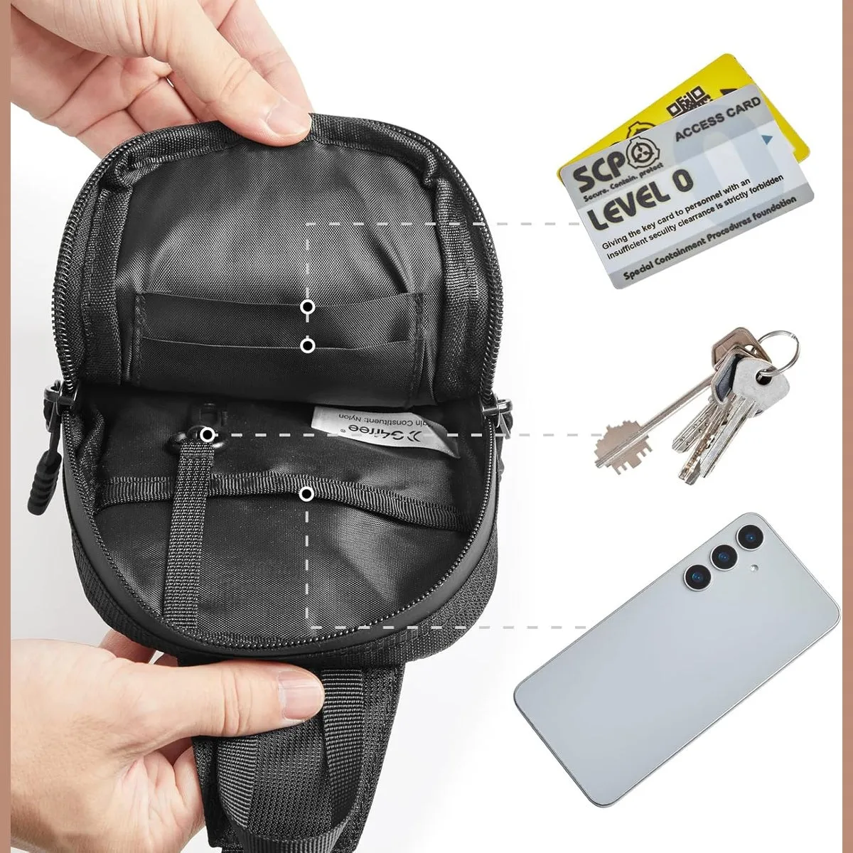 G4Free Waterproof Mini Crossbody Sling Bag sold by G4free product image thumbnail 4