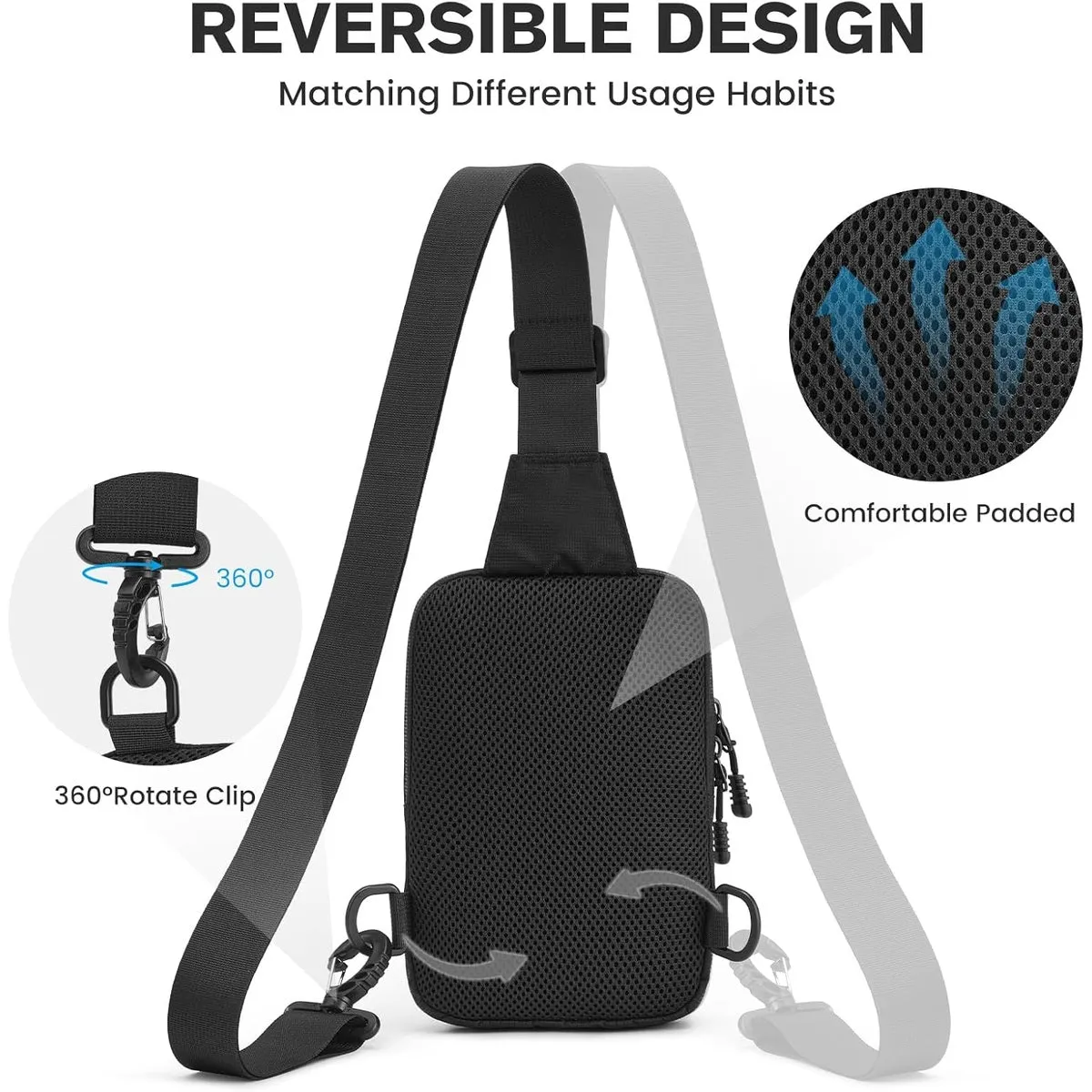 G4Free Mini Tactical Chest Bag Waterproof EDC Shoulder Bag sold by G4free product image thumbnail 3