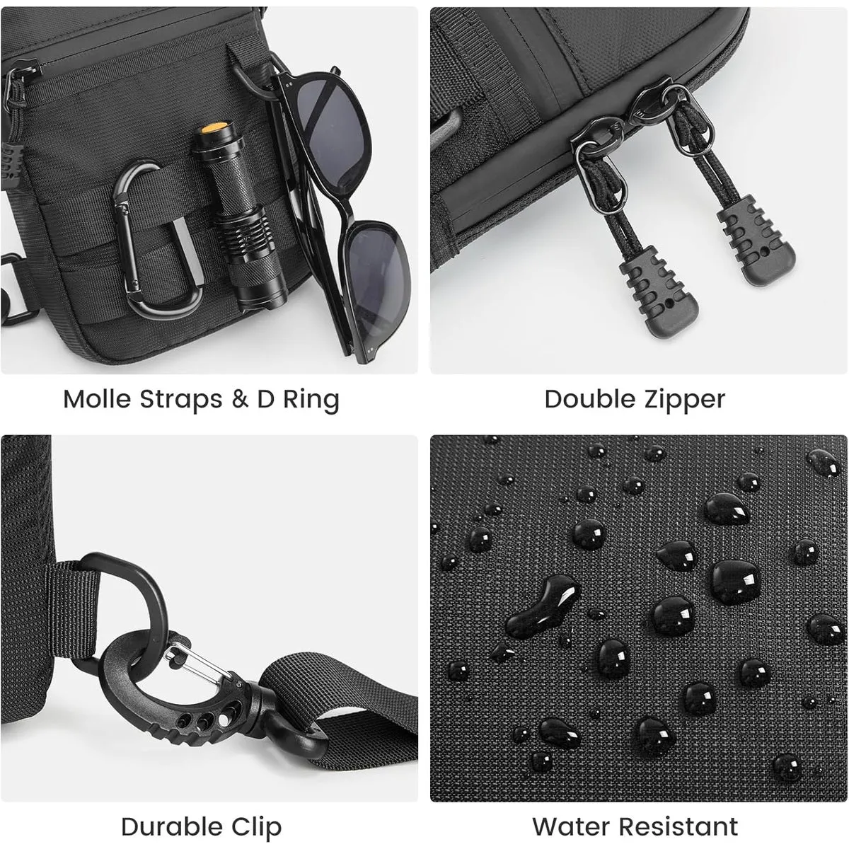 G4Free Mini Tactical Chest Bag Waterproof EDC Shoulder Bag sold by G4free product image thumbnail 4