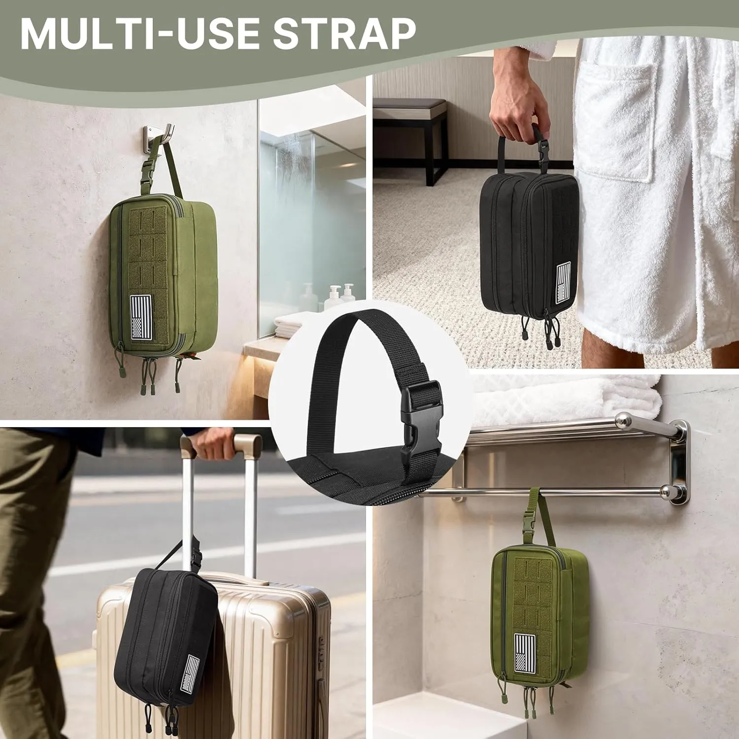 Toiletry Bag for Men, Travel Toiletry Organizer sold by G4free product image thumbnail 5