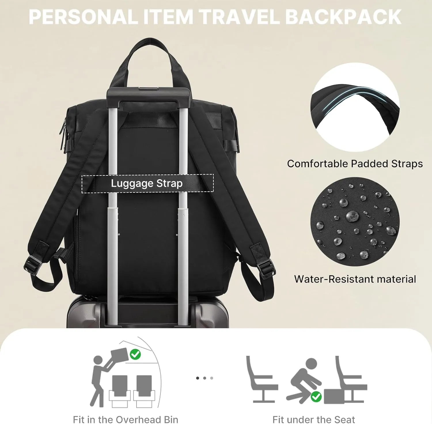 G4Free 15.6" Laptop Backpack for Men Women sold by G4free product image thumbnail 4