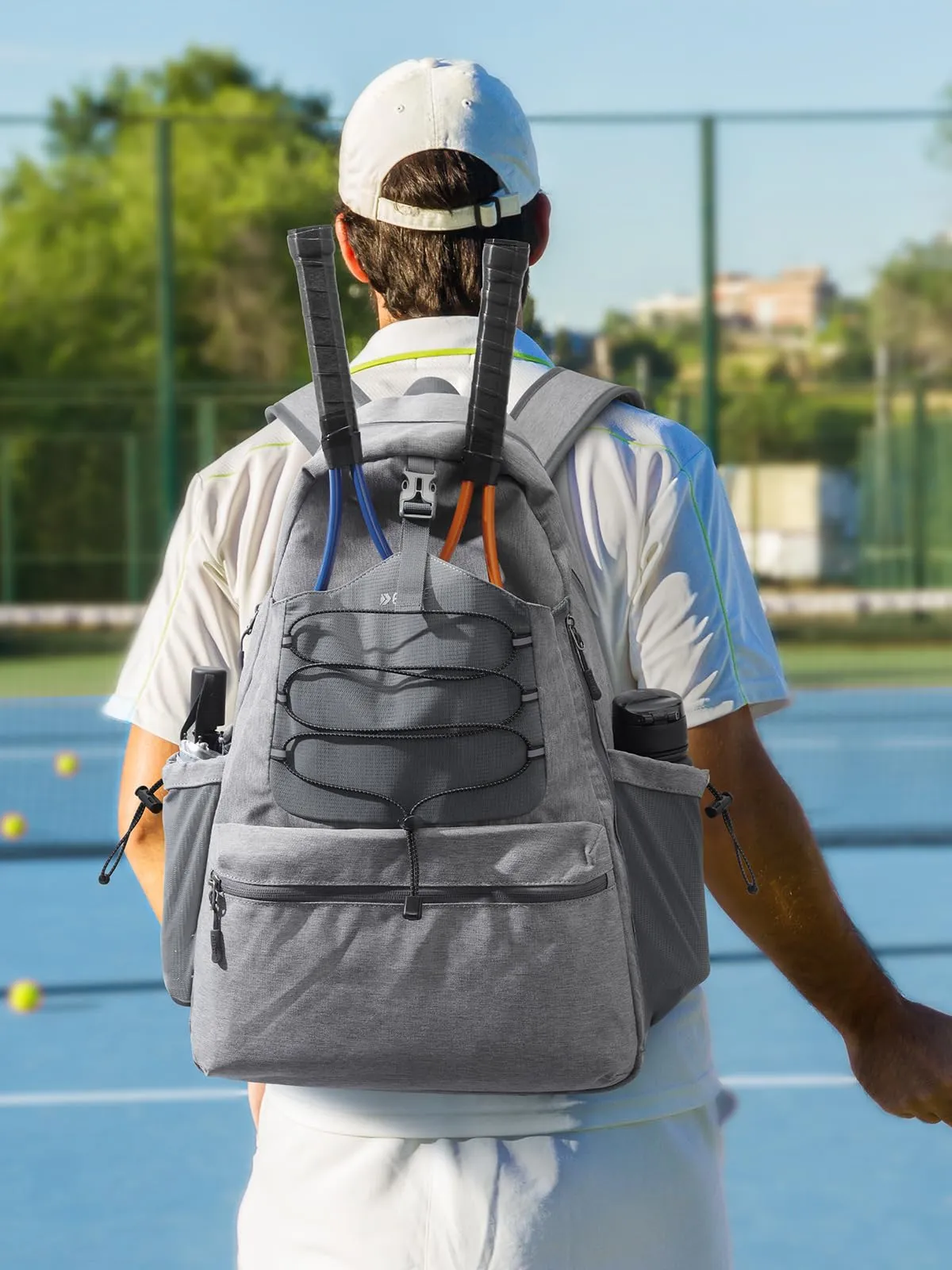 G4Free Tennis Backpack Holds 4 Rackets with Shoe Compartment sold by G4free product image thumbnail 2