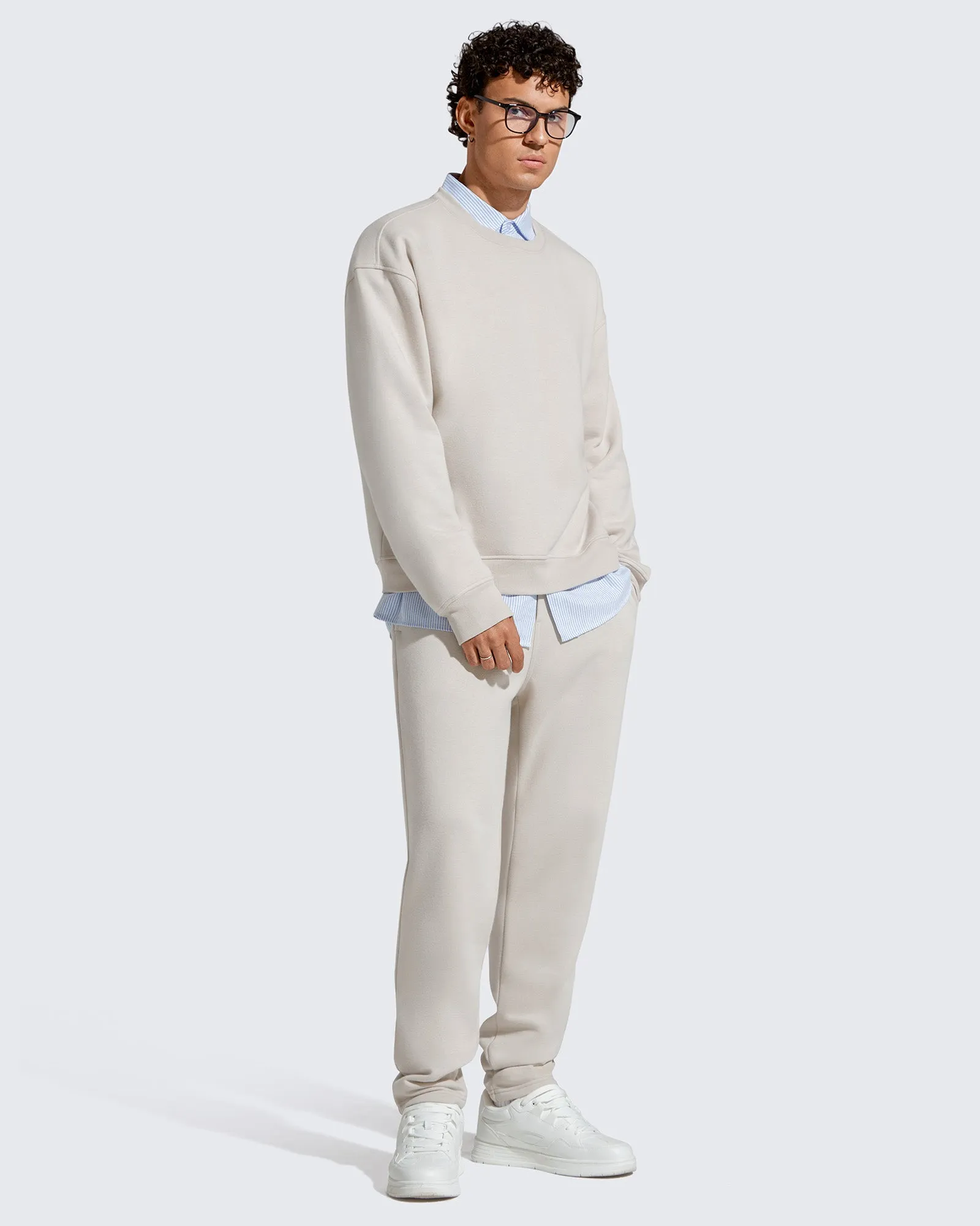 Flurrylux Men's Cotton Fleece Lined Crewneck Pullover sold by G4free product image thumbnail 5