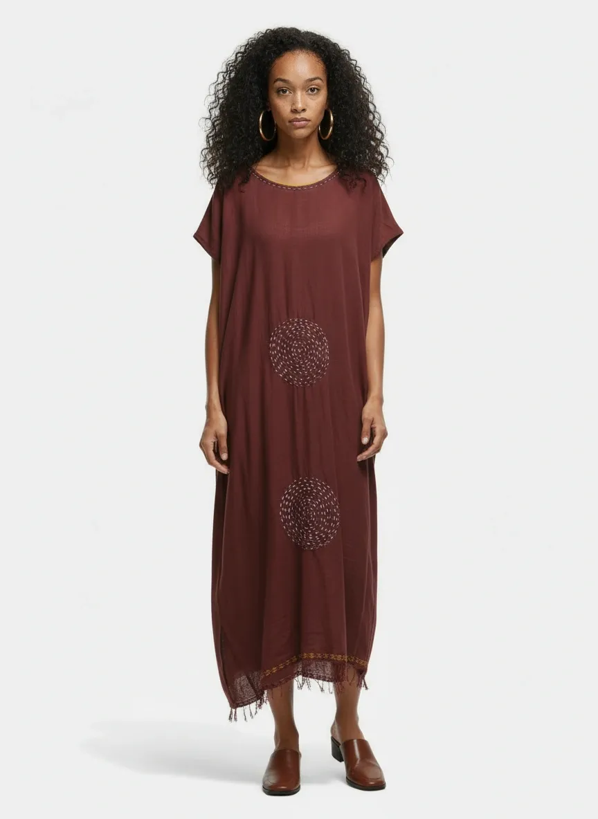 Mahiya Dress- Plum Horizon sold by Yego product image thumbnail 2