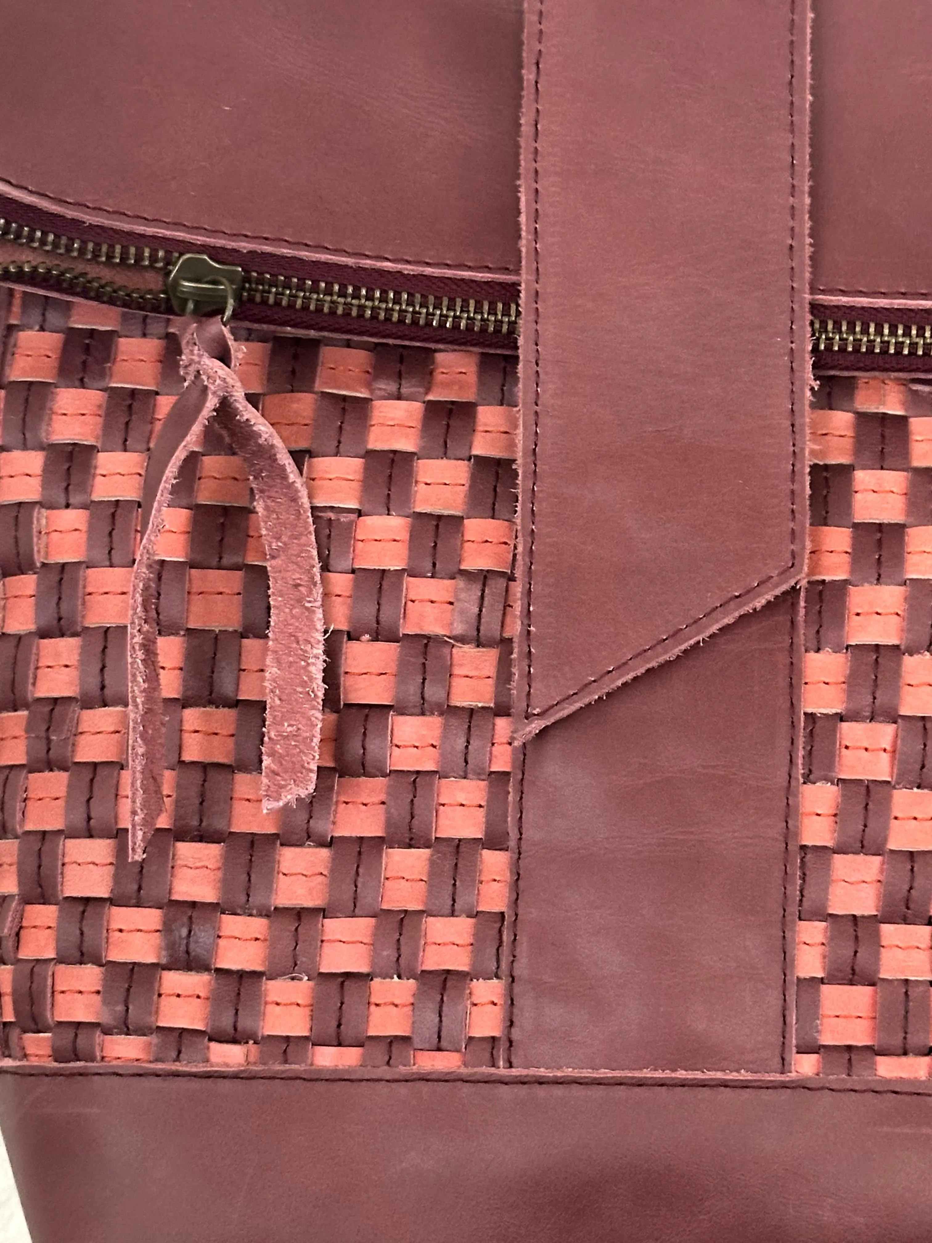 Omo Leather Backpack - Garnet Desert Rose sold by Yego product image thumbnail 3