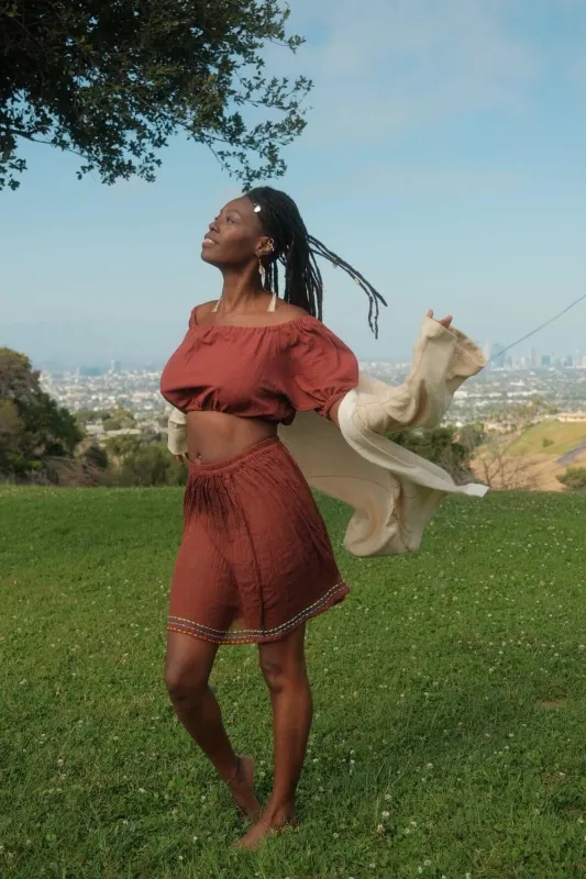 Kiki Skirt - Plum sold by Yego