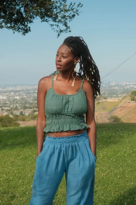 Alem Top - Forest Green sold by Yego