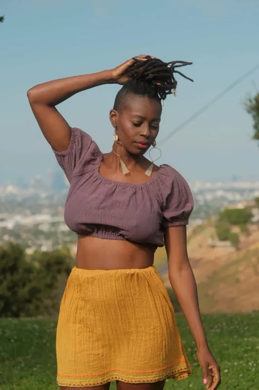 Kiki Skirt - Saffron sold by Yego