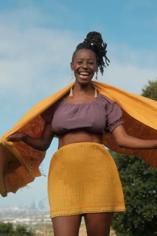 Lensa Scarf - Saffron sold by Yego